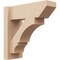 Ekena Millwork 6-in W x 16-in D x 16-in H Balboa Slat Rough Cedar Woodgrain TimberThane Outlooker, Primed Tan OUTUR060X16X16BOA24RCPR - alternate 1
